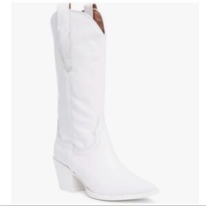 Jeffrey Campbell white cowboy boots Size 7